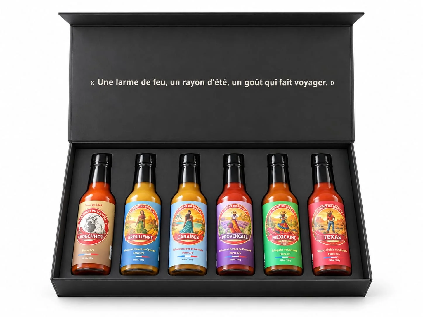 Coffret Luxe Piment du Soleil : 6 sauces aux choix – Image 3